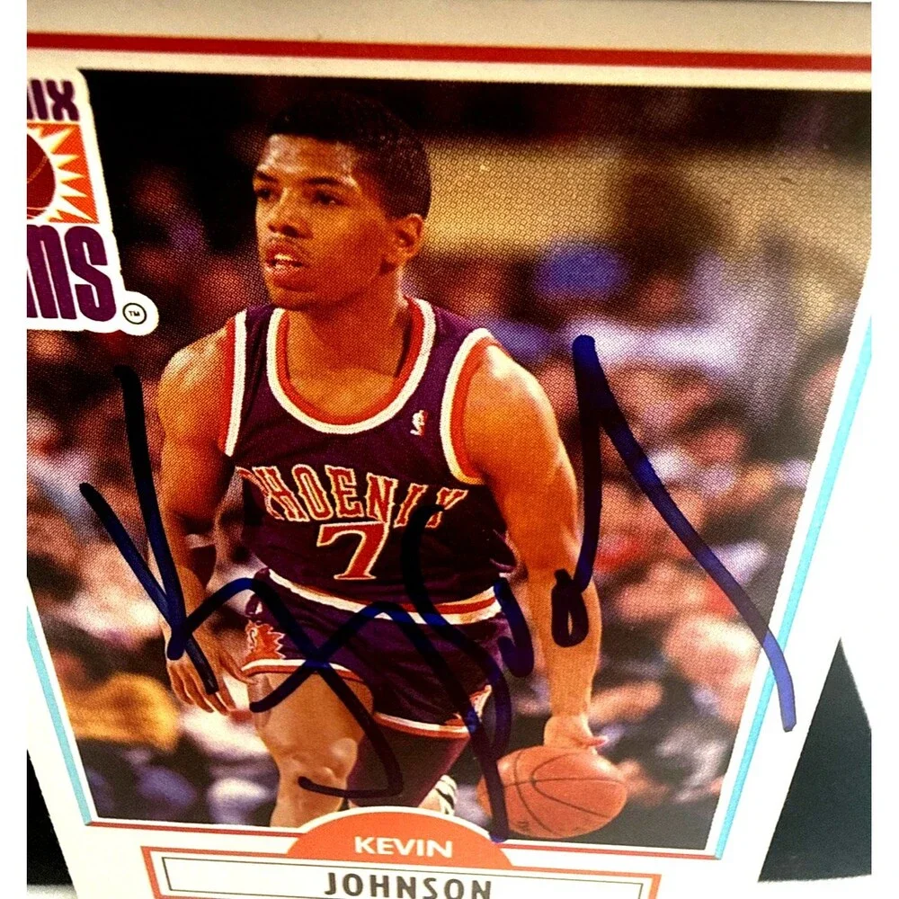 1990 Fleer Kevin Johnson #149 Phoenix Suns Autographed Signed Basketball Card